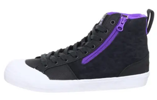 Li Ning Thermal Coverage High top Skateboard Shoes Men's Black Purple