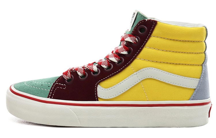 Sk8 Vans-Hi Frayed Laces 'Creme de Menthe'