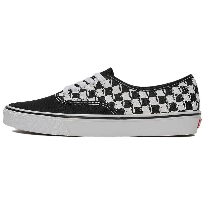 Vans Authentic Low top Skateboard Shoes Unisex Black White