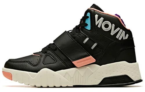ANTA Skateboard Shoes Women's High Top Black/White