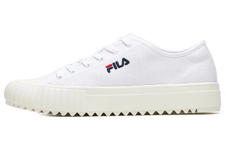 FILA Canvas Sneakers Black/White/Red