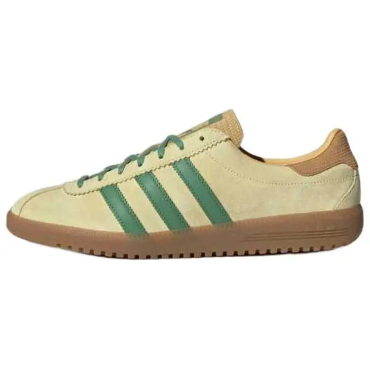 Adidas Originals Bermuda Low top Skateboard Shoes Unisex Yellow Green Brown
