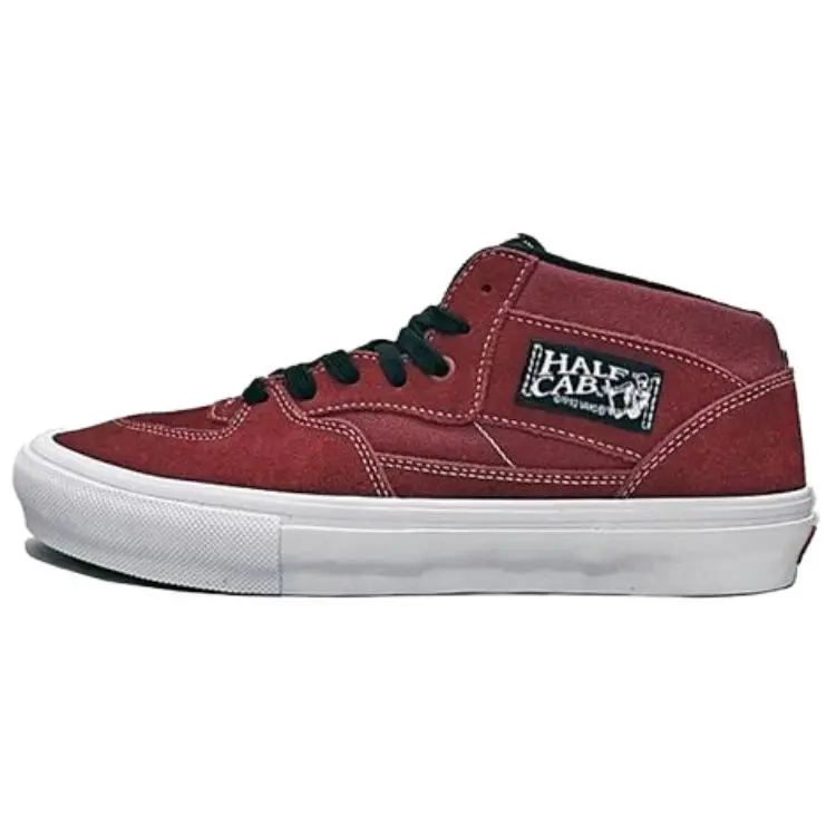 Vans Skate Half Mid top Skateboard Shoes Women's Red