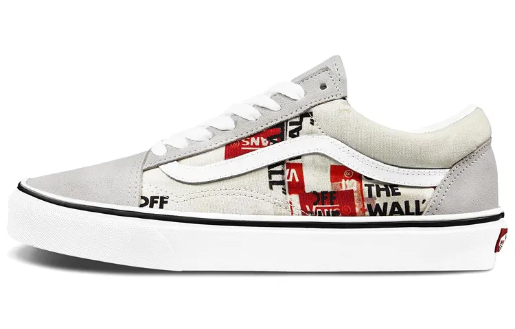Old Skool Vans 'Packing Tape - Blanc De Blanc'