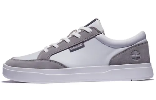 Timberland Davis Square Skateboard Shoes Men's Low Top Gray/White