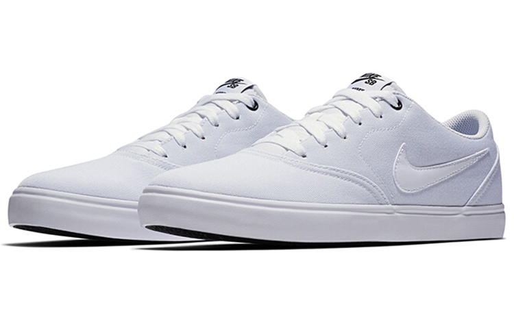 Кеды Nike SB Check (серо-белые) — Серыйбелый — фото 3