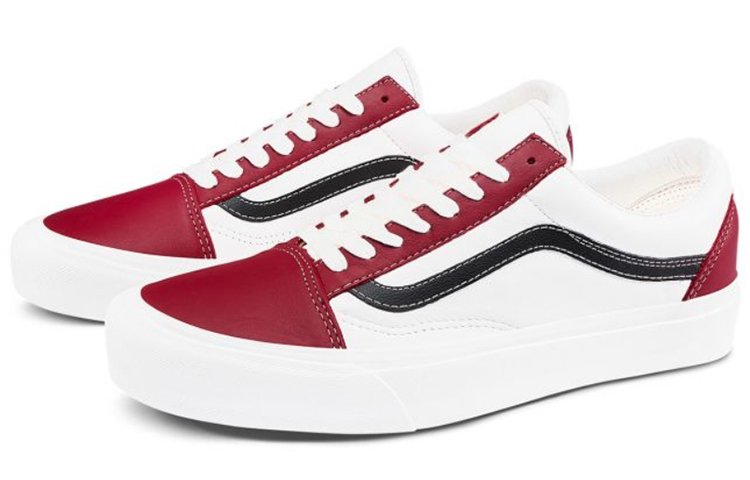 Кеды Vans Old Skool Vlt Lx (красно-белые) — фото 2
