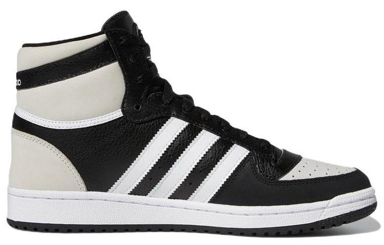 Кеды adidas Top Ten RB (черно-бело-серые) — Чёрный / серый / белый — фото 2