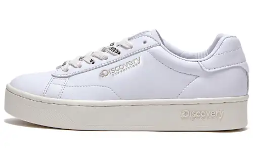 Discovery Expedition Court Neo 4 Slip Resistant Cushioning Low top Skateboard Shoes Unisex White