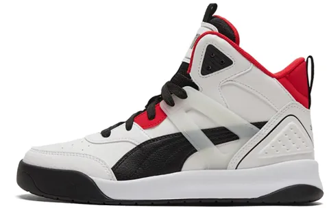 PUMA Backcourt Mid 'White Black Red'