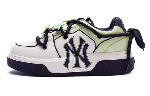 MLB Chunky Liner Bubble Jellyfish, Lime Bubbles Low top Skateboard Shoes Unisex White Green Black