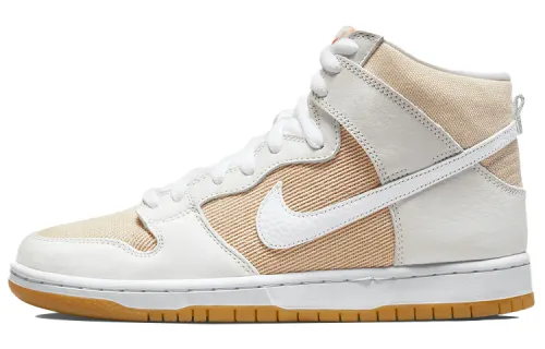 Nike Sb Dunk High Pro Iso Orange Label Unbleached Natural
