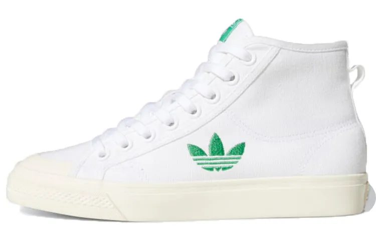 Adidas Originals NIZZA Canvas Breathable High top Skateboard Shoes Women's