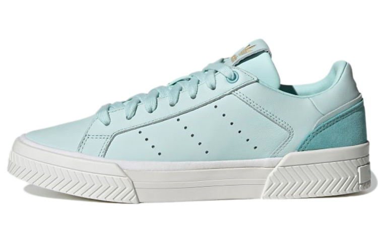 Adidas Originals Court Tourino Skateboard Shoes Women's Low Top Light Blue