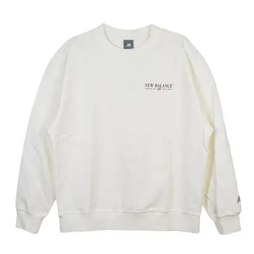 New Balance Sweatshirt Men's Sea Salt White