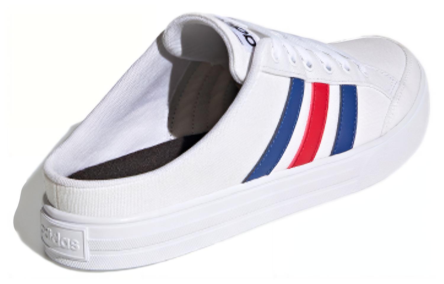 Кеды adidas neo Vs Set Mule (бело-сине-красные) — фото 4
