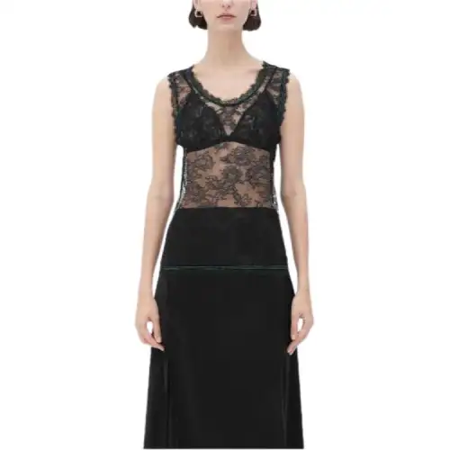 Bottega Veneta Floral Lace Tank Top