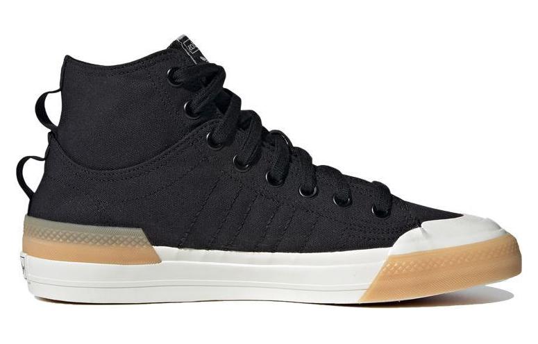 Кеды adidas originals Nizza Hi DL Hi Dl (черно-белые) — Чёрный / белый — фото 2