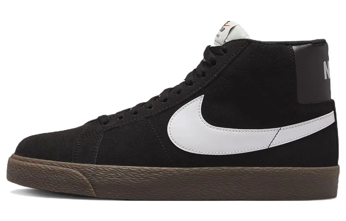 Nike Sb Zoom Blazer Mid Black White Dark Gum