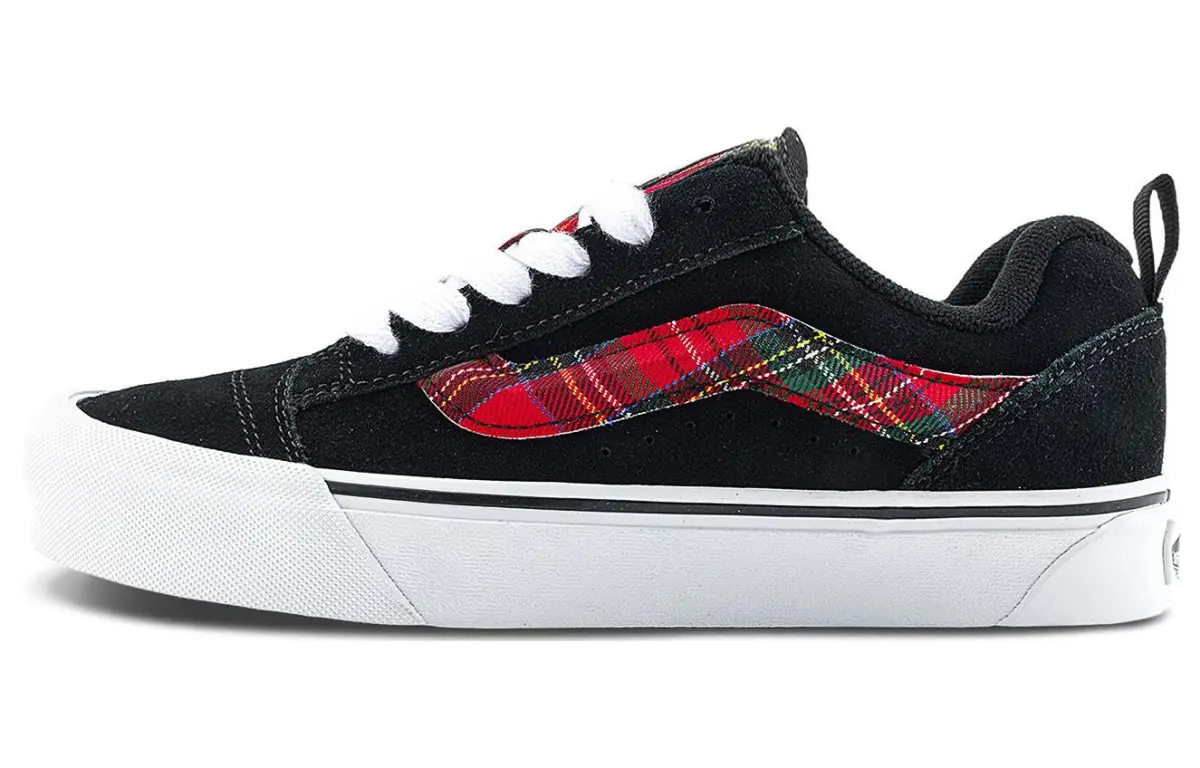 Knu-Skool Vans 'Rave Plaid Black'