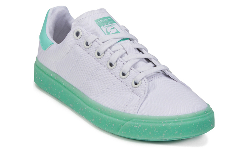 Женские кеды adidas originals StanSmith Vulc (бело-зеленые) — фото 3