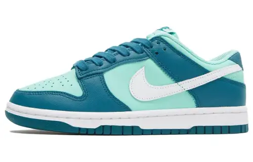 Nike Dunk Low Slip Resistant Abrasion Resistant Low top Skateboard Shoes Men's Dark Blue