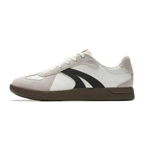 Anta Life Collection Anti Slip Wear Resistant Low Top Skateboard Shoes Women's White Gray