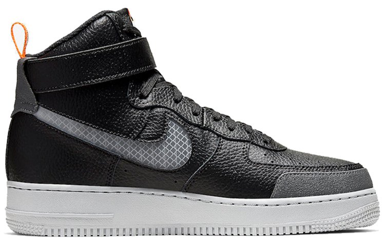 Кеды Nike Air Force 1 Branding (черно-белые) — фото 2
