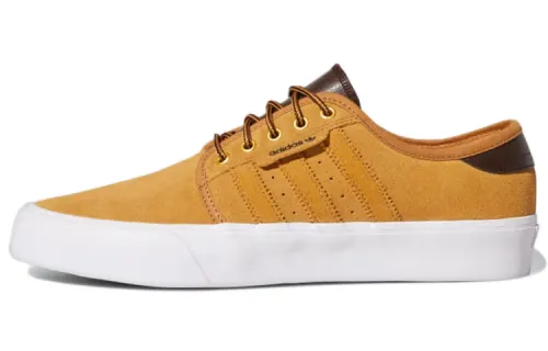 Adidas Originals Seeley Skateboard Shoes Men's Low Top Earth Yellow