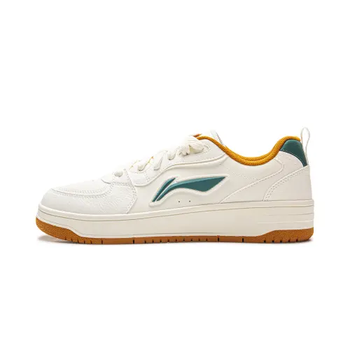 Li Ning Tianji Soft Low top Skateboard Shoes Men's White