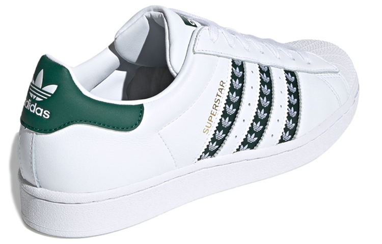 Кеды adidas originals SUPERSTAR (зеленый / белый) — Зелёный / белый — фото 4
