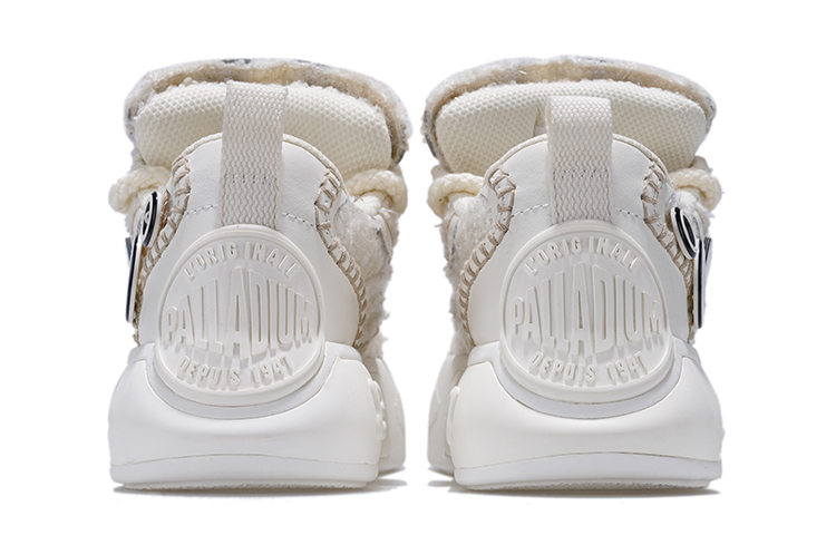 Palladium Slip Resistant Low top Skateboard Shoes Unisex White