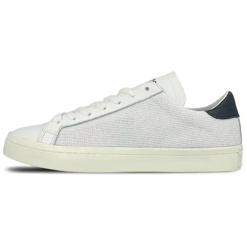Adidas Originals Courtvantage Slip Resistant Abrasion Resistant Low top Skateboard Shoes Unisex White