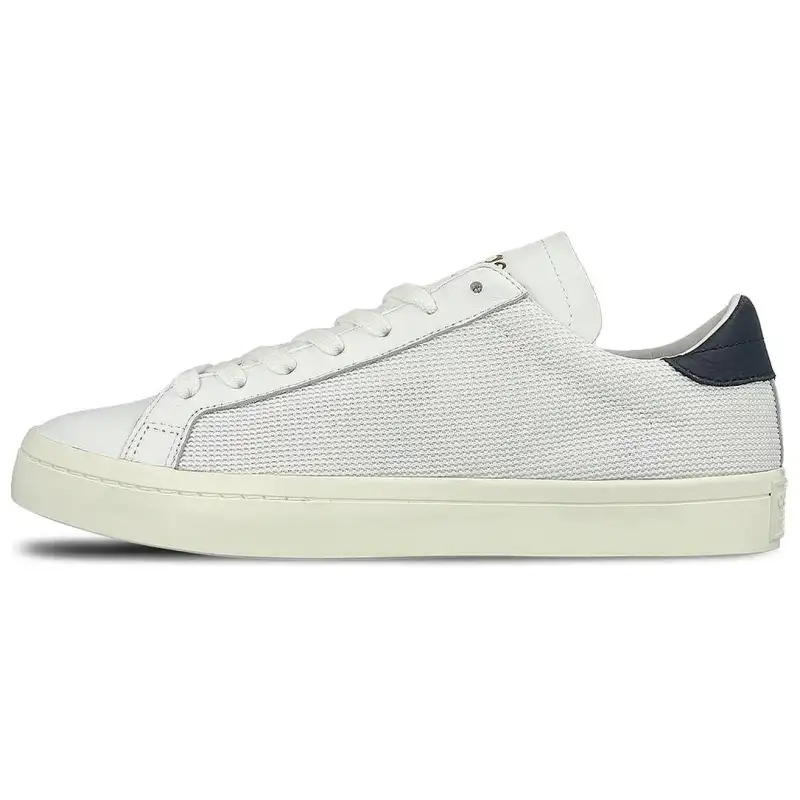 Adidas Originals Courtvantage Slip Resistant Abrasion Resistant Low top Skateboard Shoes Unisex White