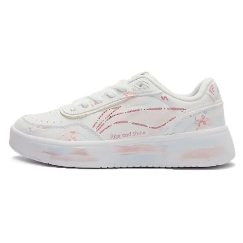 Li Ning Sourdough Slip Resistant Abrasion Resistant Slip Resistant Abrasion Resistant Low top Skateboard Shoes Women's
