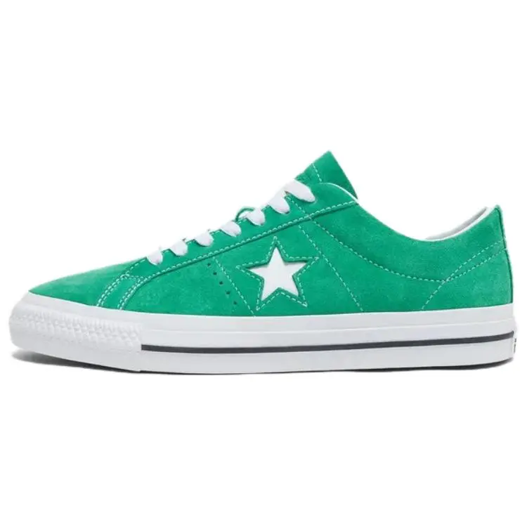 Converse One Star Pro Slip Resistant Abrasion Resistant Low top Skateboard Shoes Unisex Green