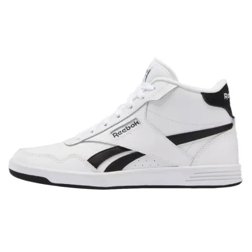 Reebok Club High Top Abrasion Resistant High top Skateboard Shoes Women's Black White