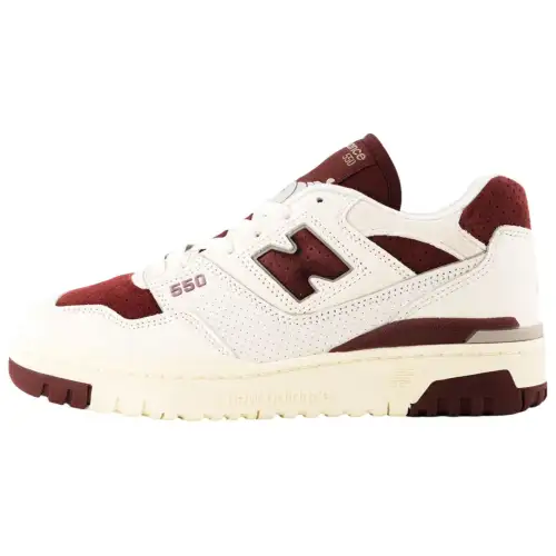 550 New Balance 'Sea Salt Classic Crimson'