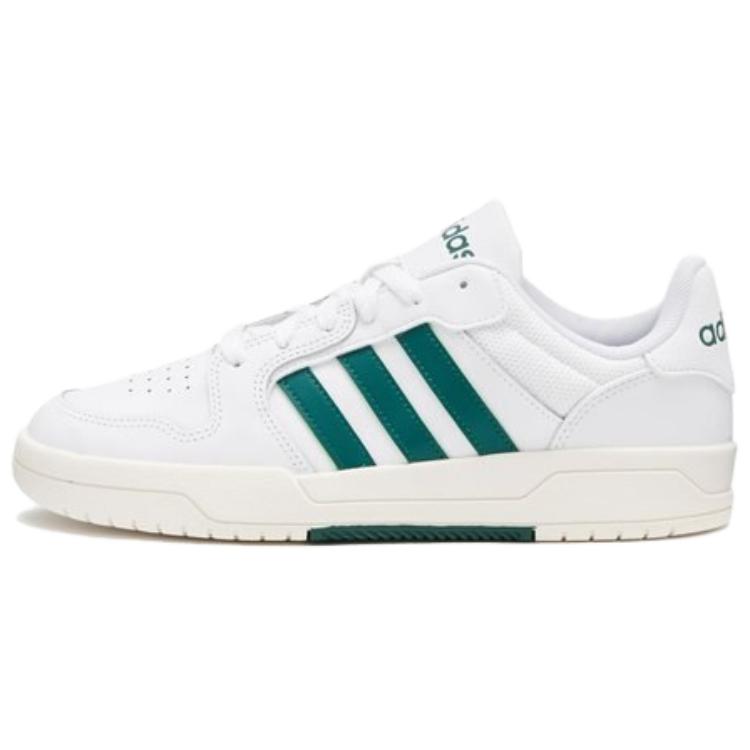 Мужские кеды adidas neo Entrap (бело-зеленые)