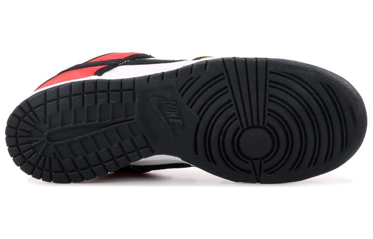 Мужские кеды Nike Dunk SB Piet Mondrian (разноцветные) — Оранжевый / чёрный — фото 5