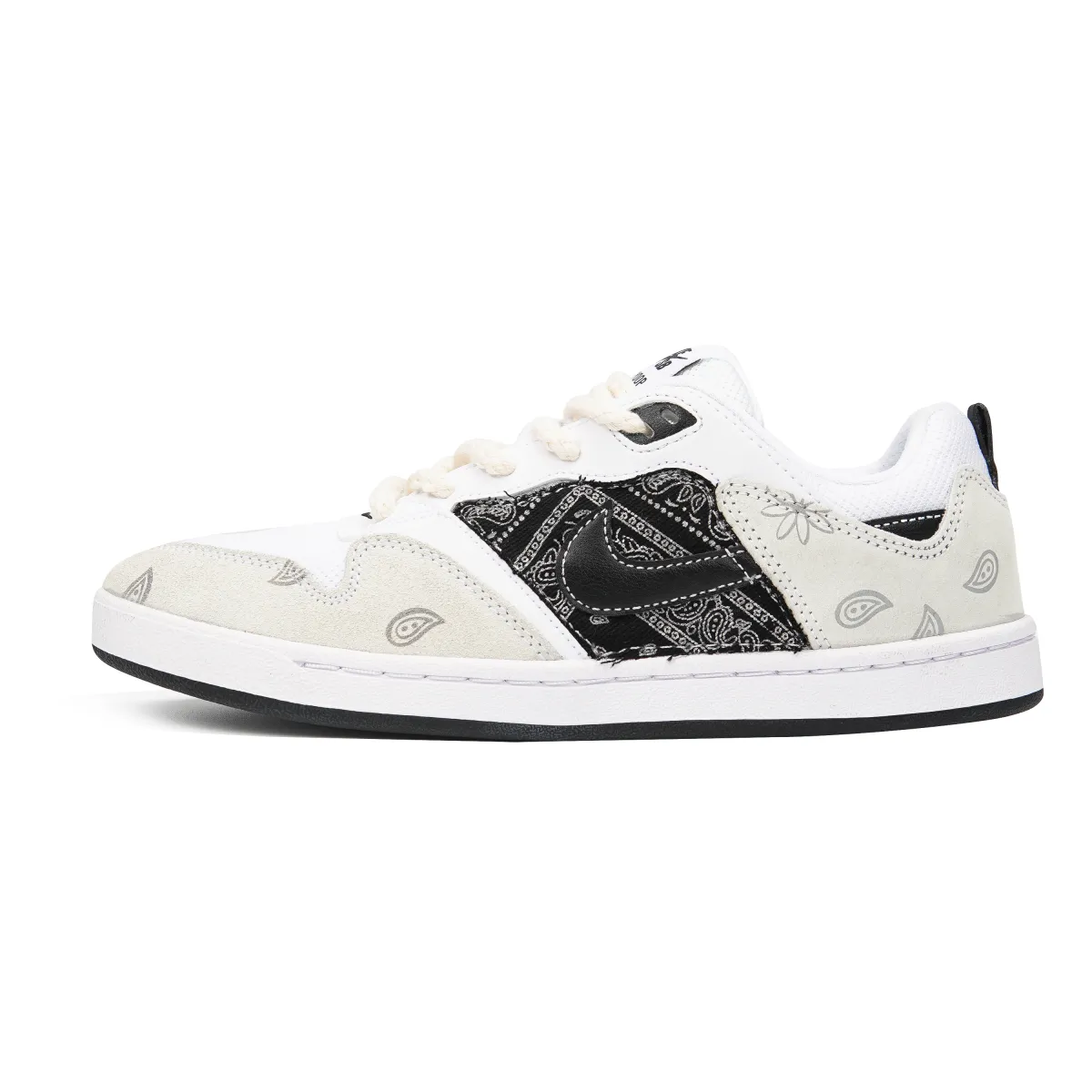 Nike Low top Skateboard Shoes Men's Black White