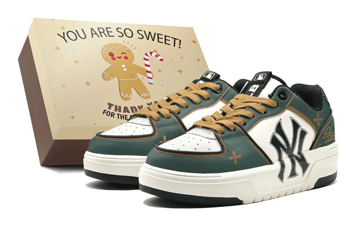 MLB Chunky Liner Fall Winter Fresh Air Intake, Stylish, Urban Vintage, Xingji Slip Resistant Low top Skateboard Shoes