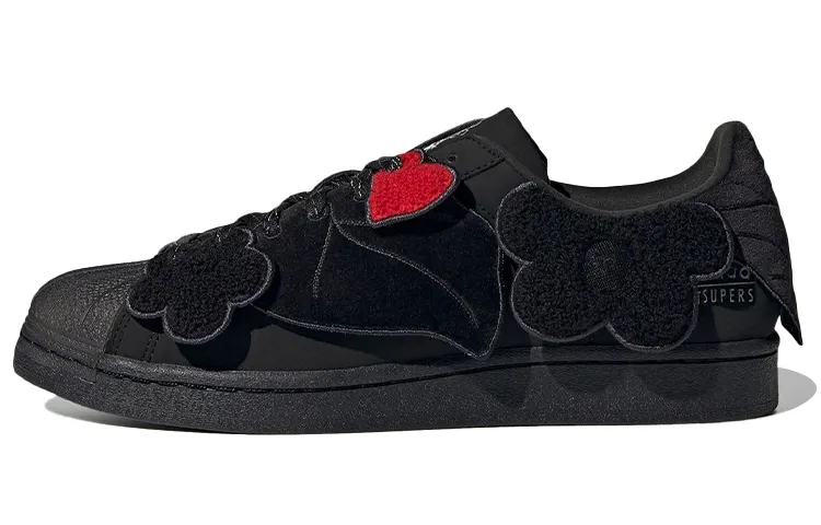 Superstar Melting Sadness x Superstar Adidas Originals 'Black Floral Patches'