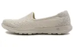 Skechers GO WALK Lite Lightweight Low top Skateboard Shoes Women's Natural