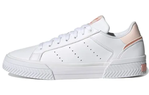 Adidas Originals Court Tourino Skateboard Shoes Women's Low Top White/Pink