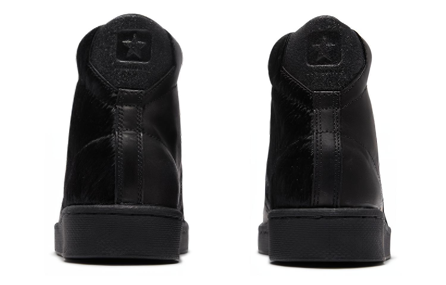 Кеды Converse Cons Pro Leather (черные) — Чёрный — фото 4