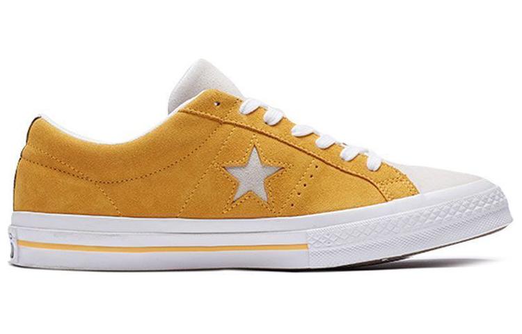 Кеды Converse One Star Yellow White (разноцветные) — фото 2