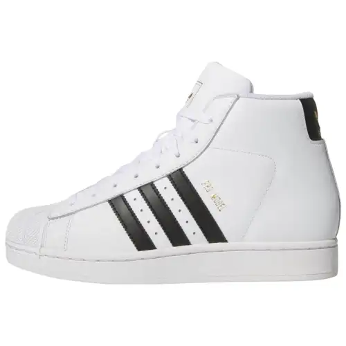 Adidas Originals Pro Model Leather Abrasion Resistant Support Abrasion Resistant Support High top Skateboard Shoes