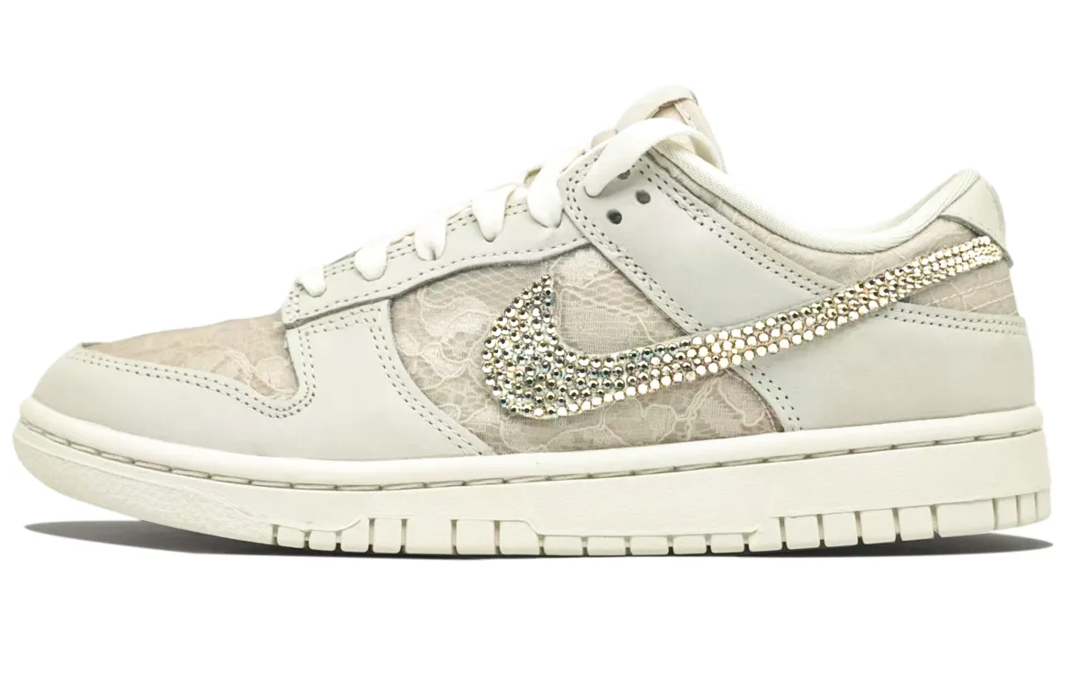 Nike Dunk Fragrant Amber 2.0 Abrasion Resistant Low top Skateboard Shoes Women's Beige