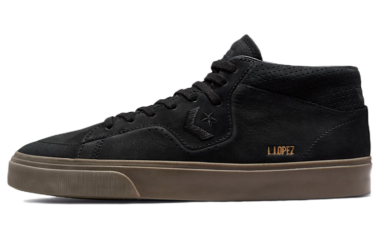 Louie Lopez Pro Converse Mid 'Black Dark Mushroom'